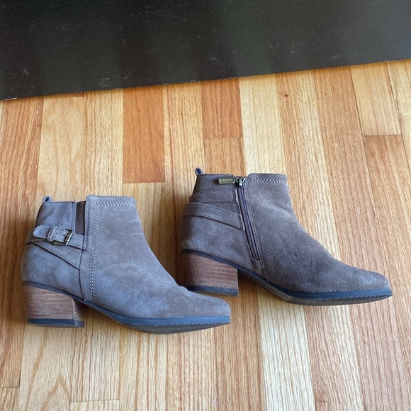 Blondo Idra Waterproof Ankle Booties Women’s Size 7 Brown Suede Leather‎ Zip - Picture 4 of 13
